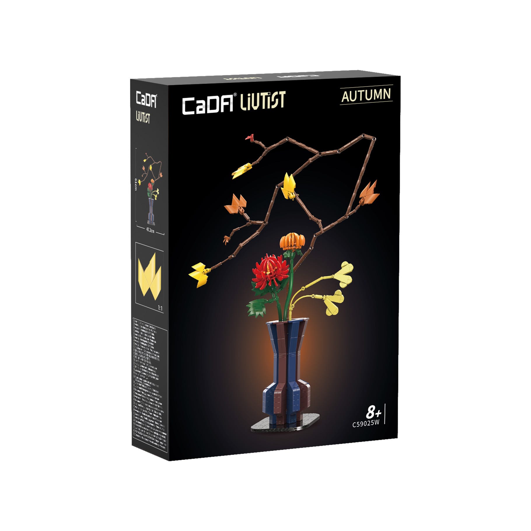 CaDA Oriental Floral Art: Autumn - 795 pcs - C59025W