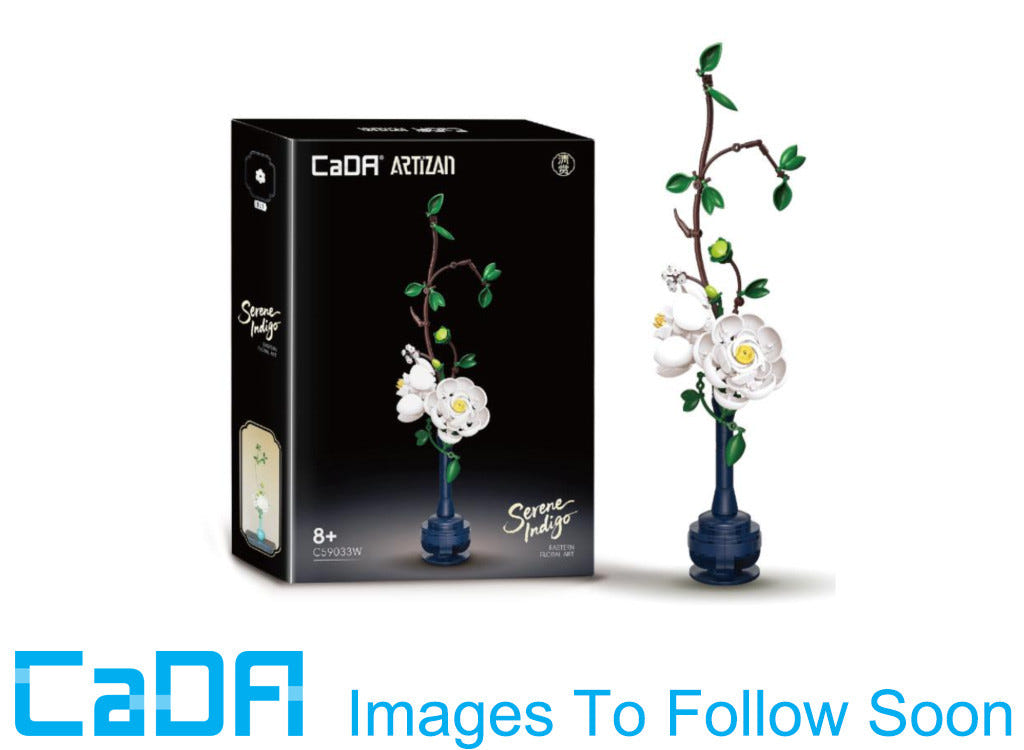 CaDA Oriental Floral Art: Serene Indigo - 324 pcs - C59033W