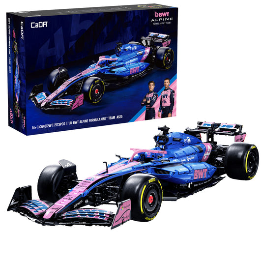 CaDA 1:8 BWT Alpine F1 Team A525 Racing Car - 2173 pcs - C64012W