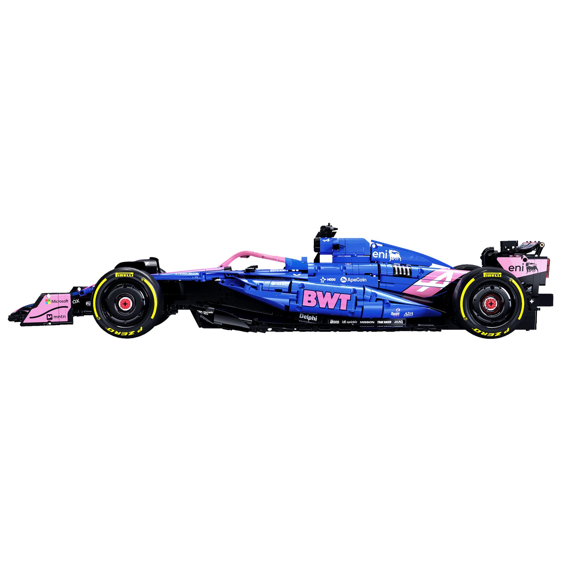 CaDA 1:8 BWT Alpine F1 Team A525 Racing Car - 2173 pcs - C64012W