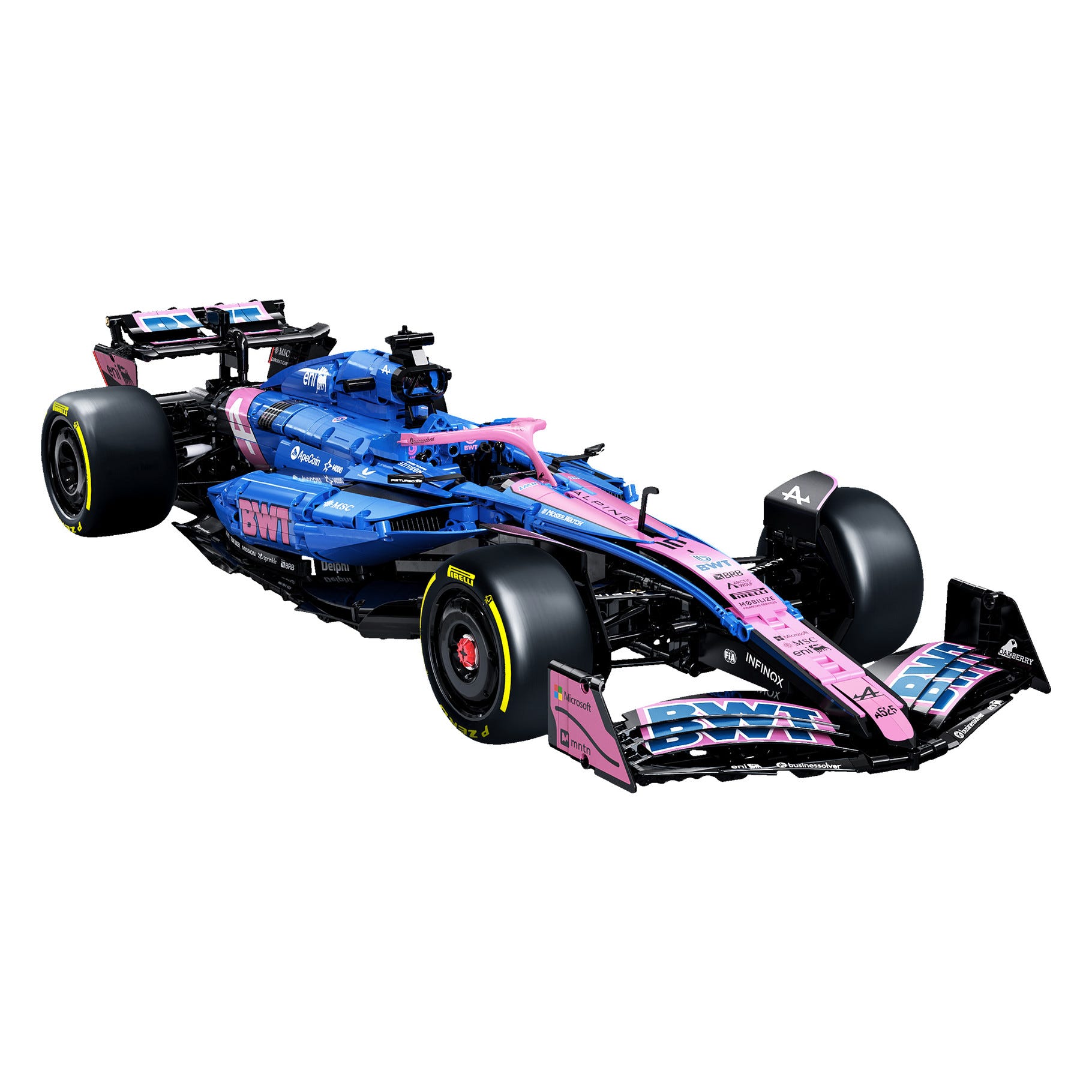 CaDA 1:8 BWT Alpine F1 Team A525 Racing Car - 2173 pcs - C64012W