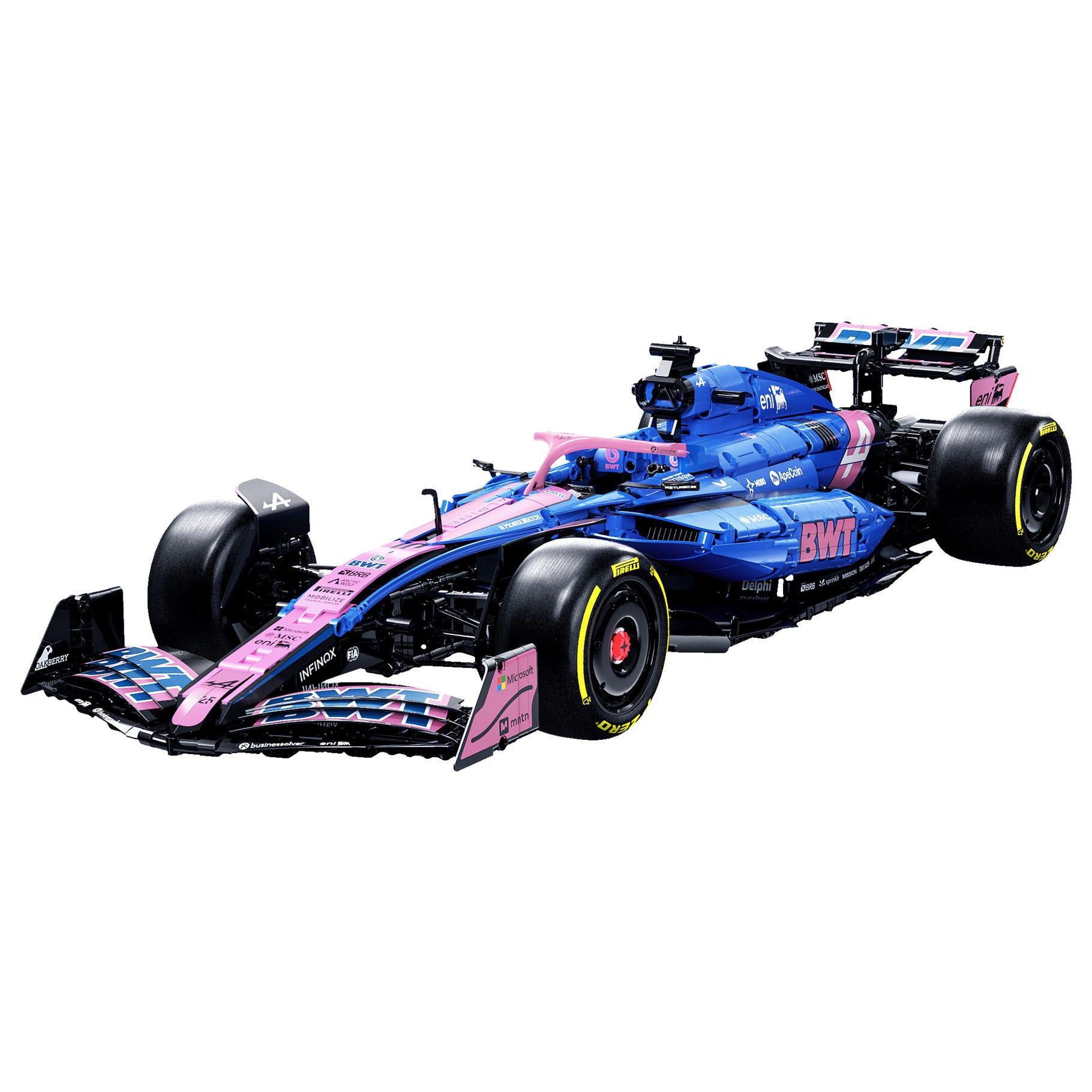 CaDA 1:8 BWT Alpine F1 Team A525 Racing Car - 2173 pcs - C64012W