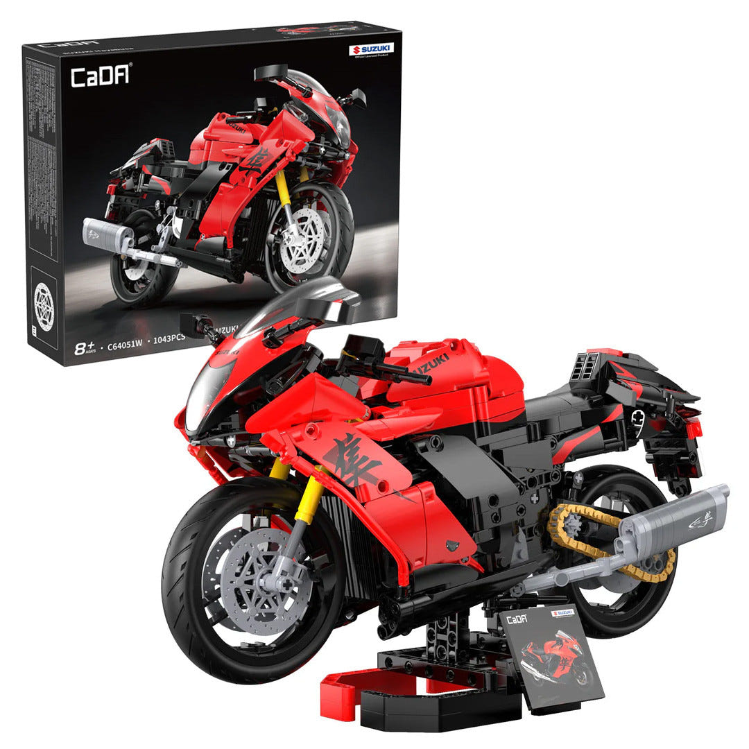 CaDA 1:6 Suzuki Hayabusa Motorbike - 1043 pcs - C64051W