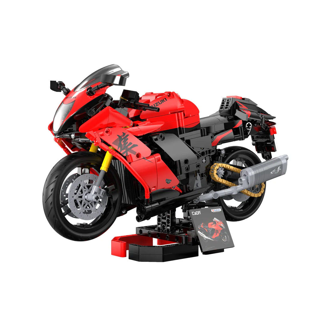 CaDA 1:6 Suzuki Hayabusa Motorbike - 1043 pcs - C64051W