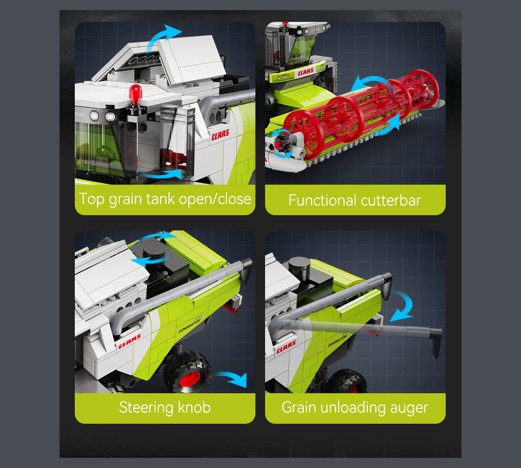 CaDA CLAAS Dominator 370 Combine Harvester - 348 pcs - C65014W