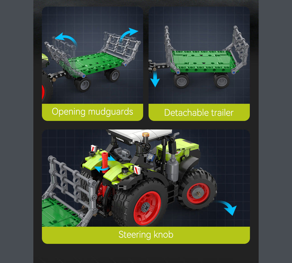 CaDA CLAAS Arion 660 Farm Tractor - 448 pcs - C65015W