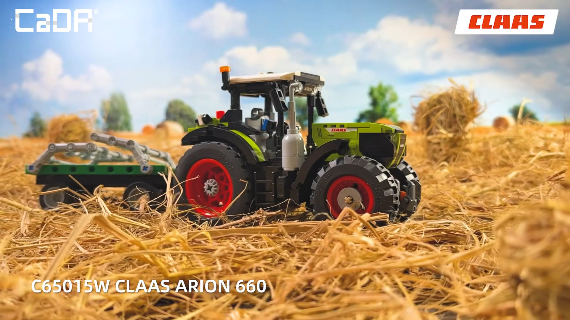 CaDA CLAAS Arion 660 Farm Tractor - 448 pcs - C65015W