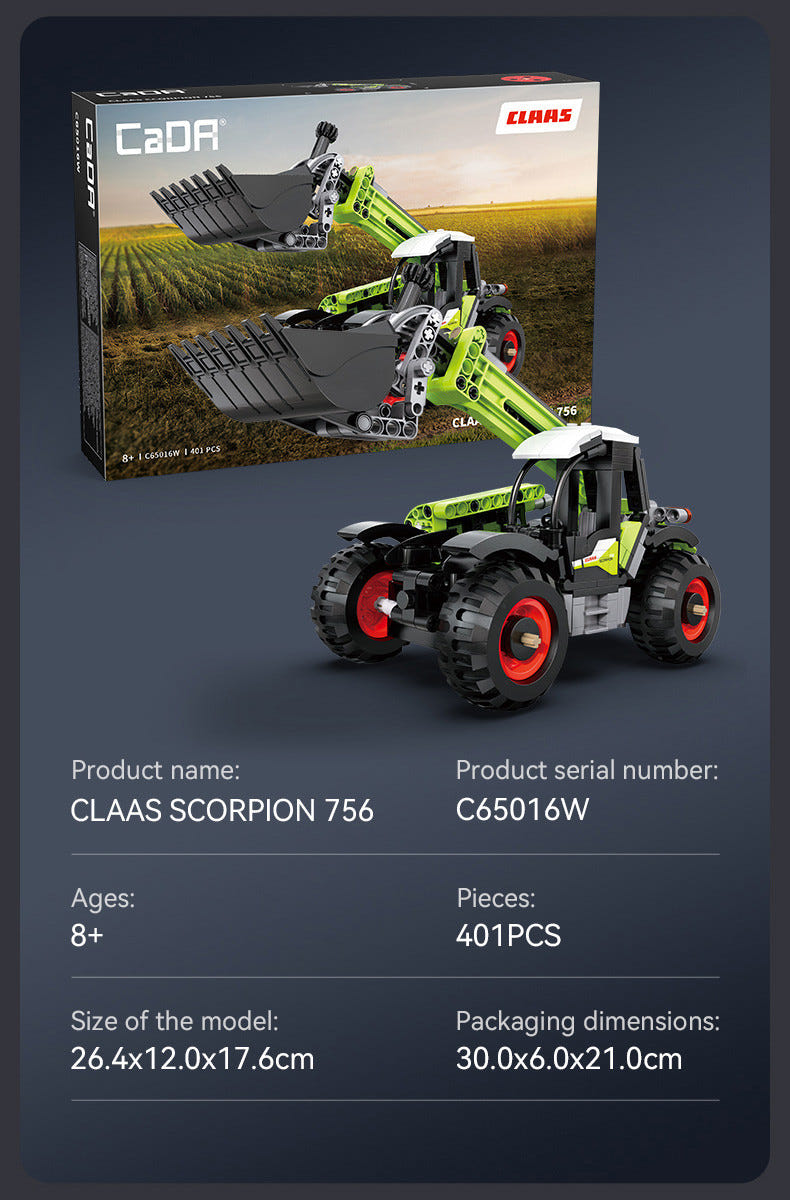 CaDA CLAAS Scorpion 756 Farm Telehandler - 401 pcs - C65016W