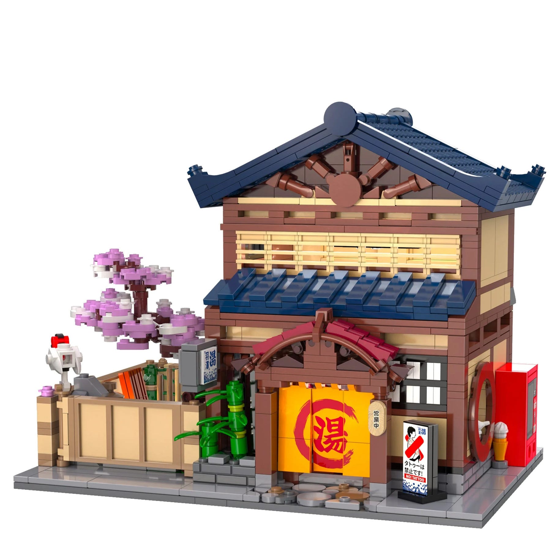 CaDA Japanese Sento Bathhouse - 1249 pcs - C66012W
