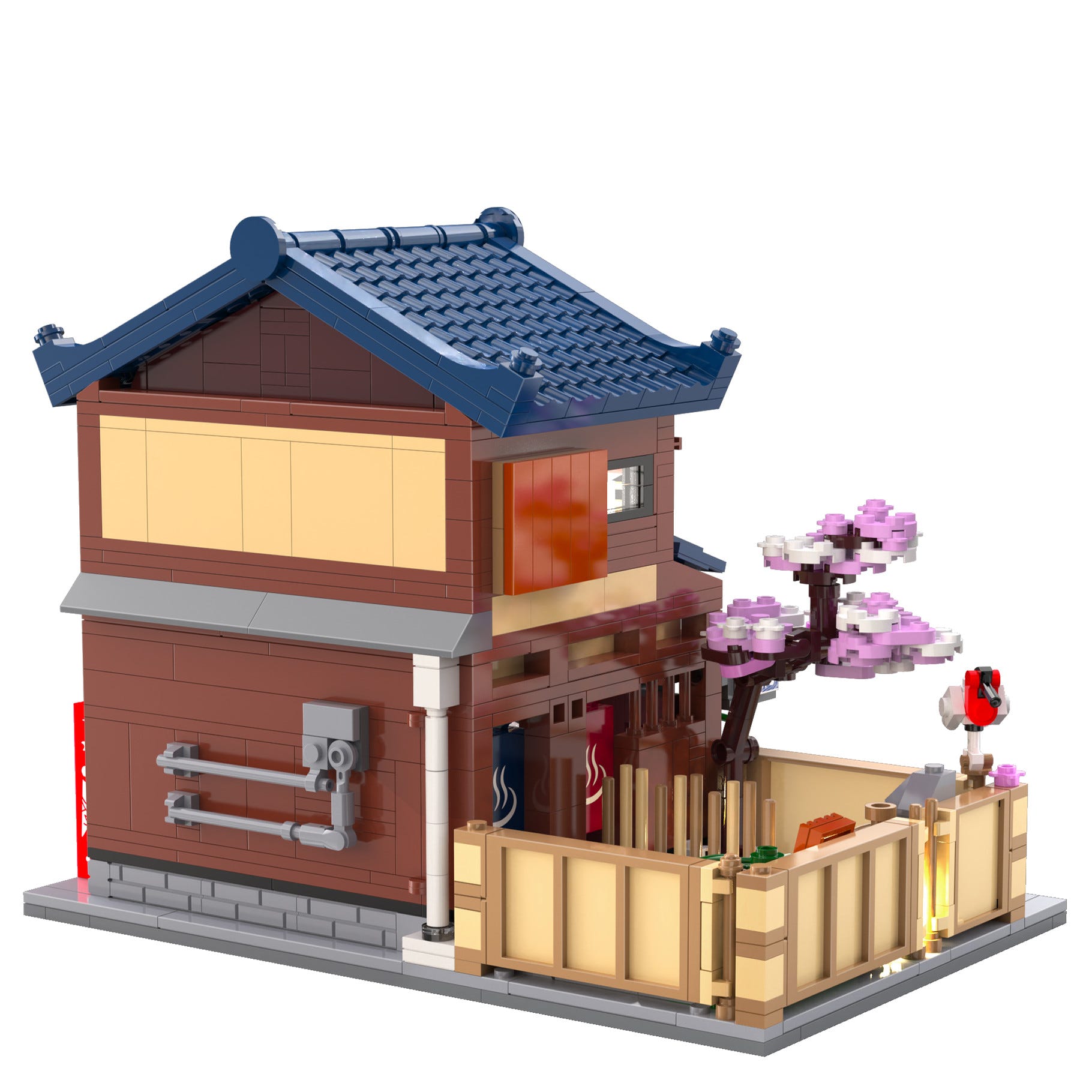 CaDA Japanese Sento Bathhouse - 1249 pcs - C66012W