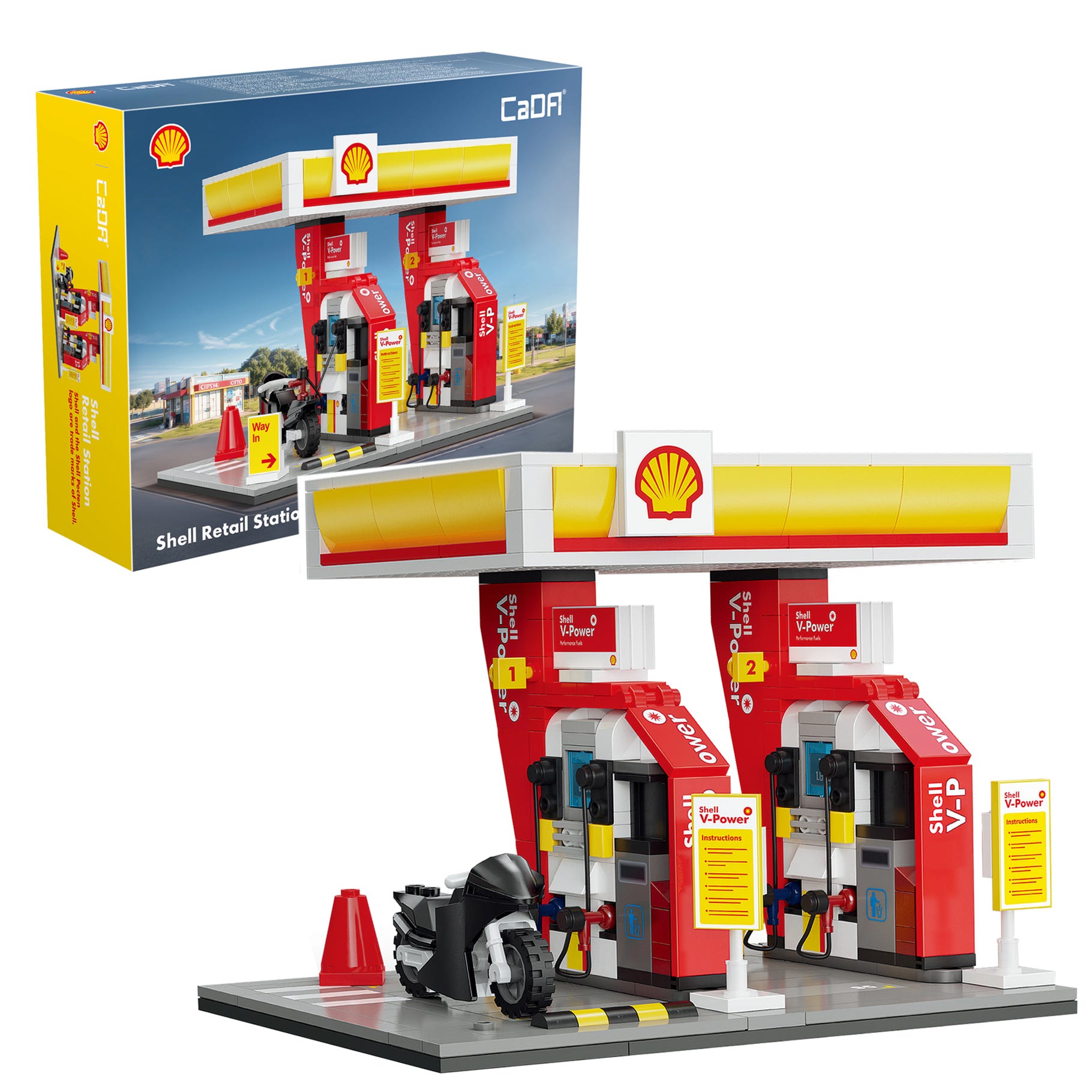 CaDA Shell Retail Station - 305 pcs - C66028W