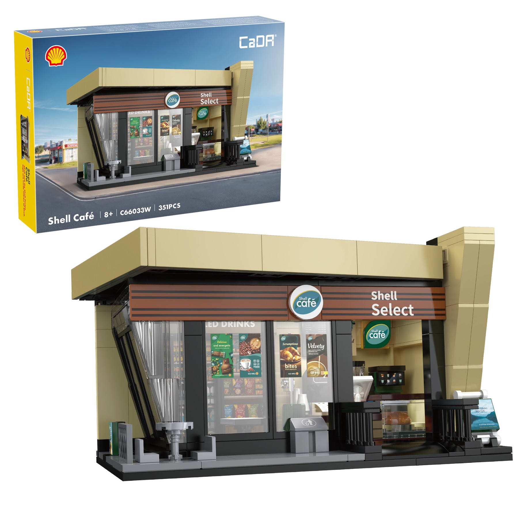 CaDA Shell Select Coffee Shop Café - 351 pcs - C66033W