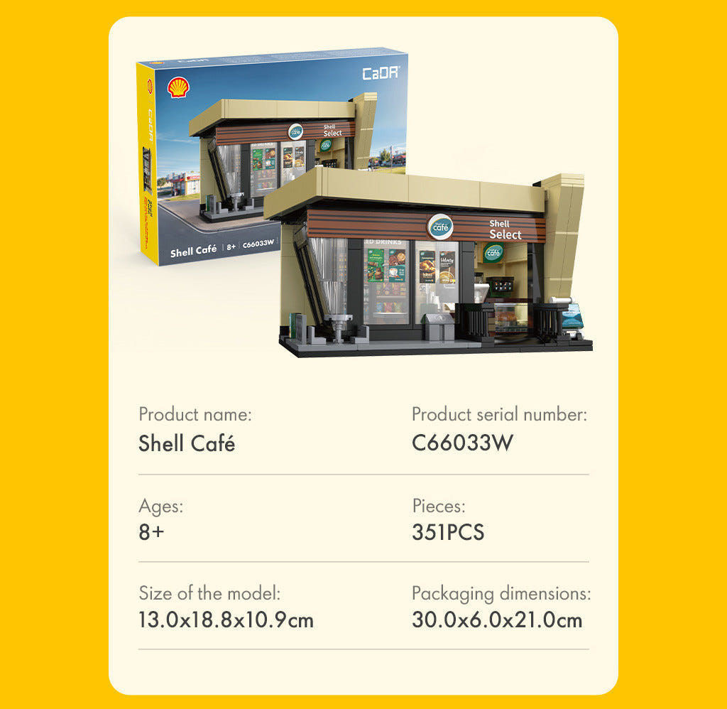 CaDA Shell Select Coffee Shop Café - 351 pcs - C66033W