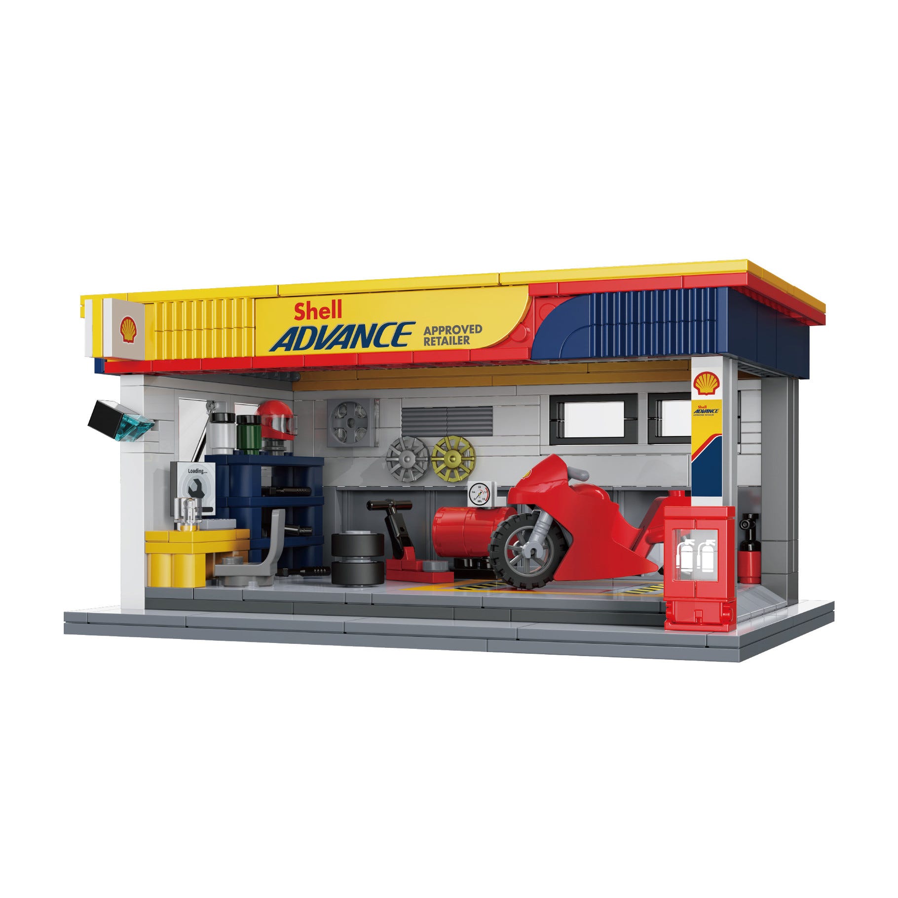 CaDA Shell Maintenance Service Station - 330 pcs - C66034W