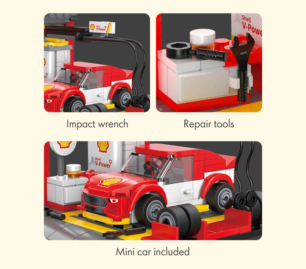 CaDA Shell Pit Stop Staging Station - 237 pcs - C66035W