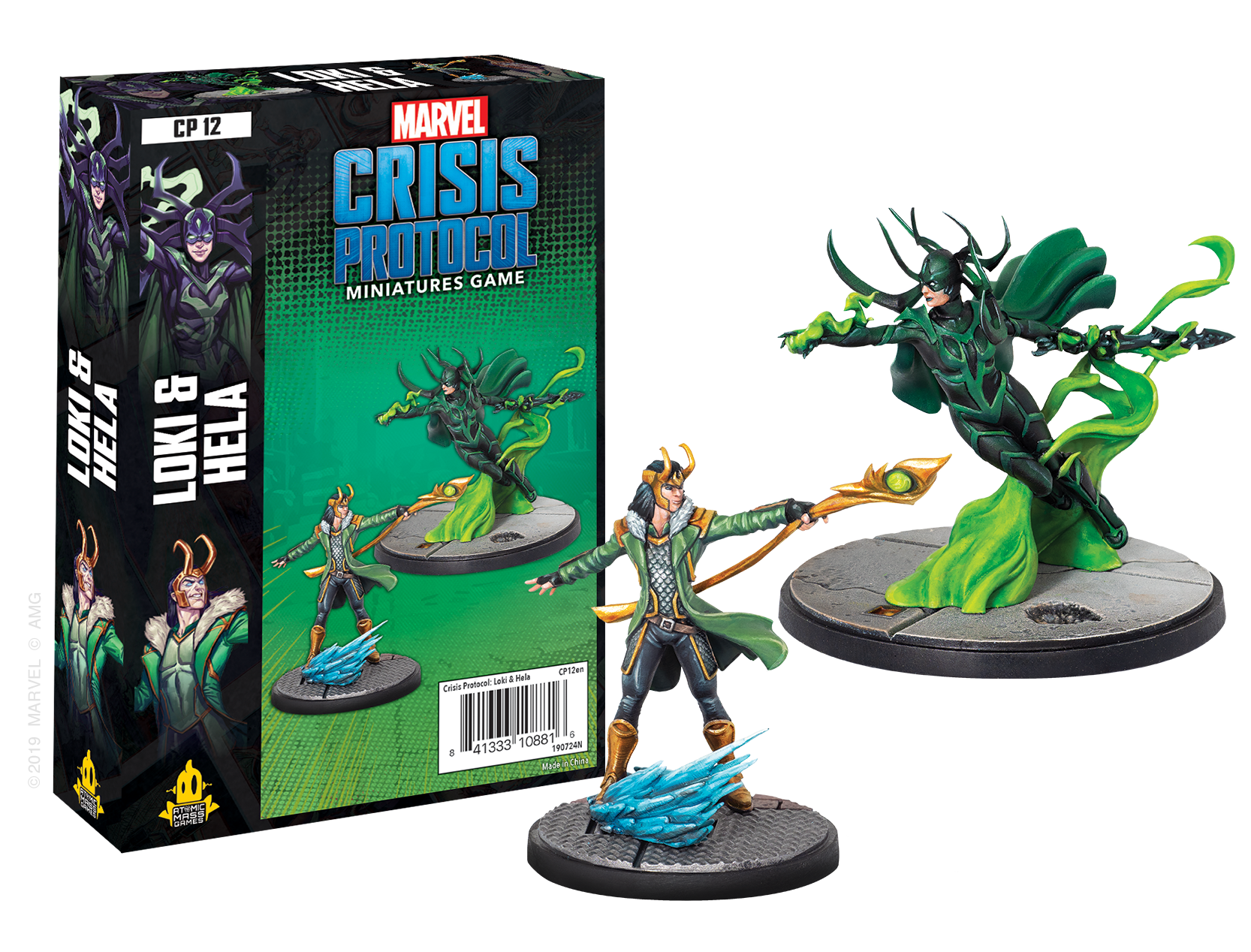 Marvel Crisis Protocol: Loki and Hela - Loaded Dice Barry Vale of Glamorgan CF64 3HD
