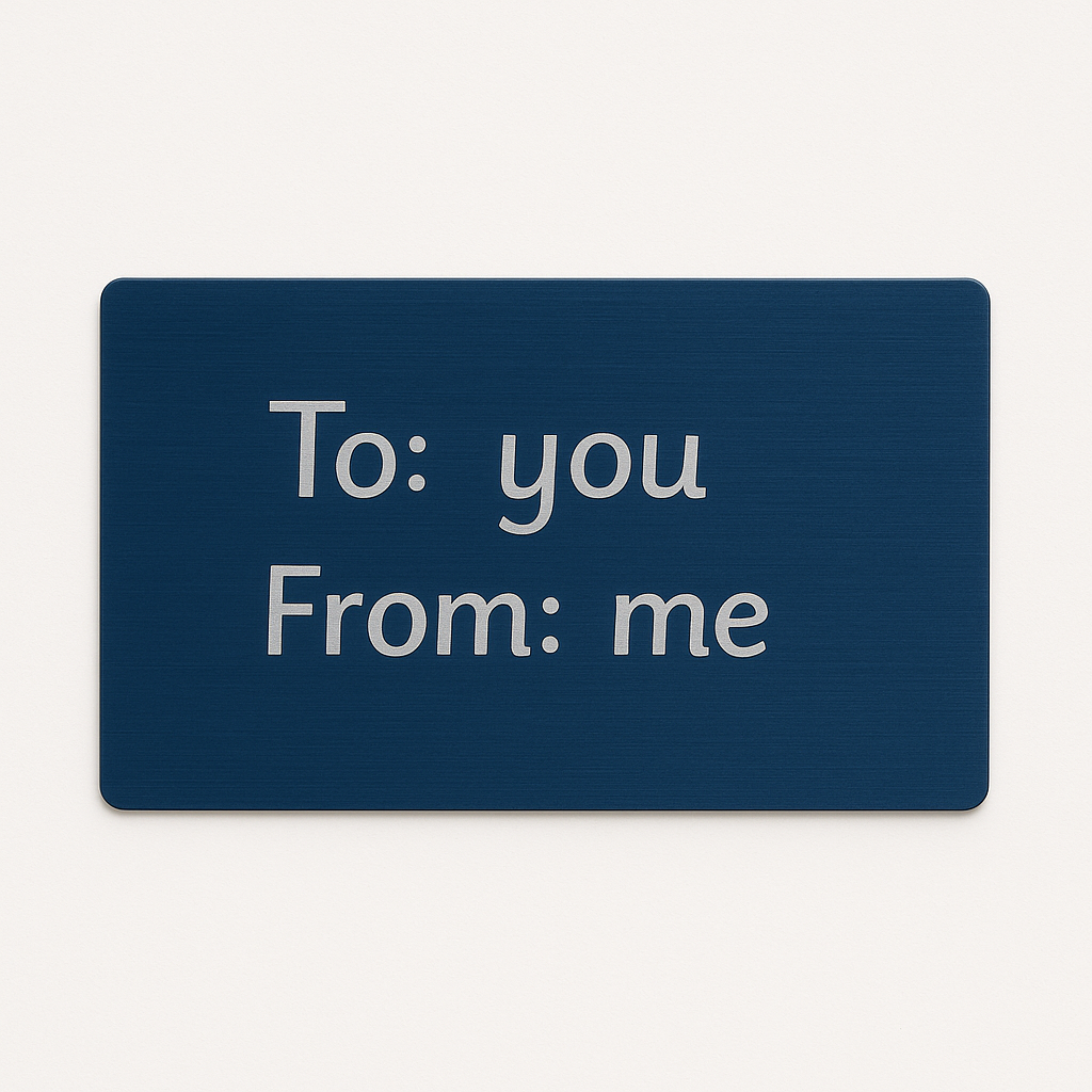 Gift Message - Loaded Dice