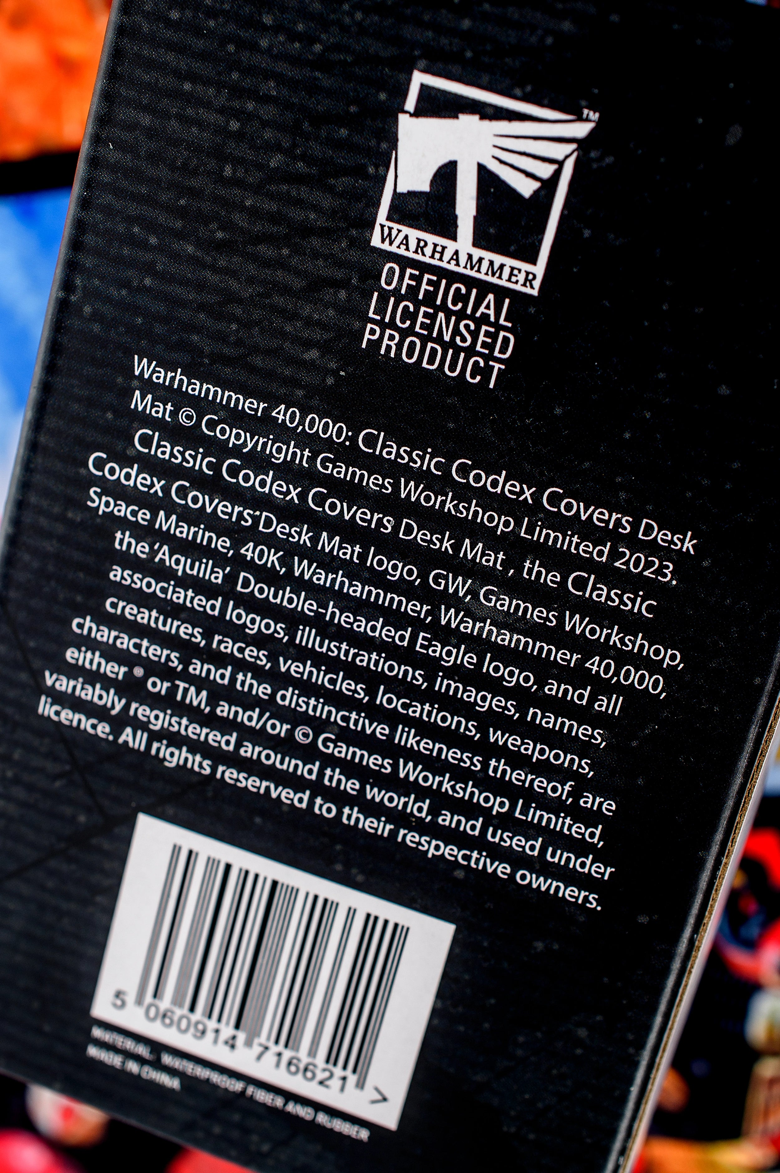 Warhammer 40000: Classic Codex Desk Mat - Loaded Dice
