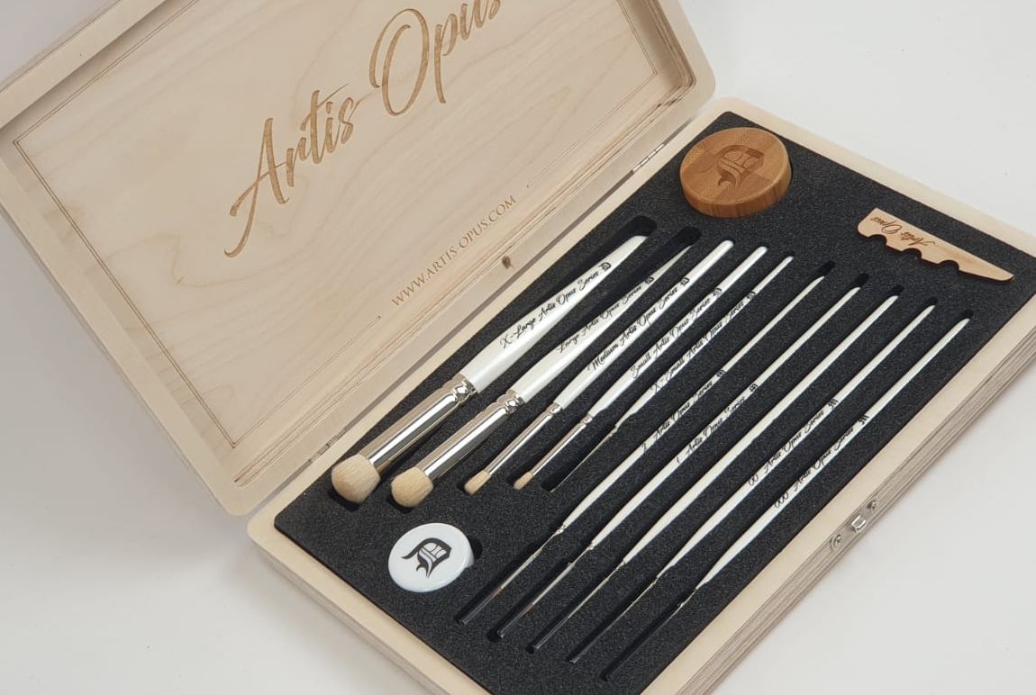 Artis Opus - Series D and M Complete 10-Brush Set - Loaded Dice