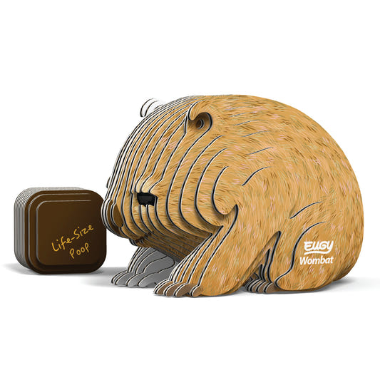 EUGY Wombat 3D cardboard model kit - finished model