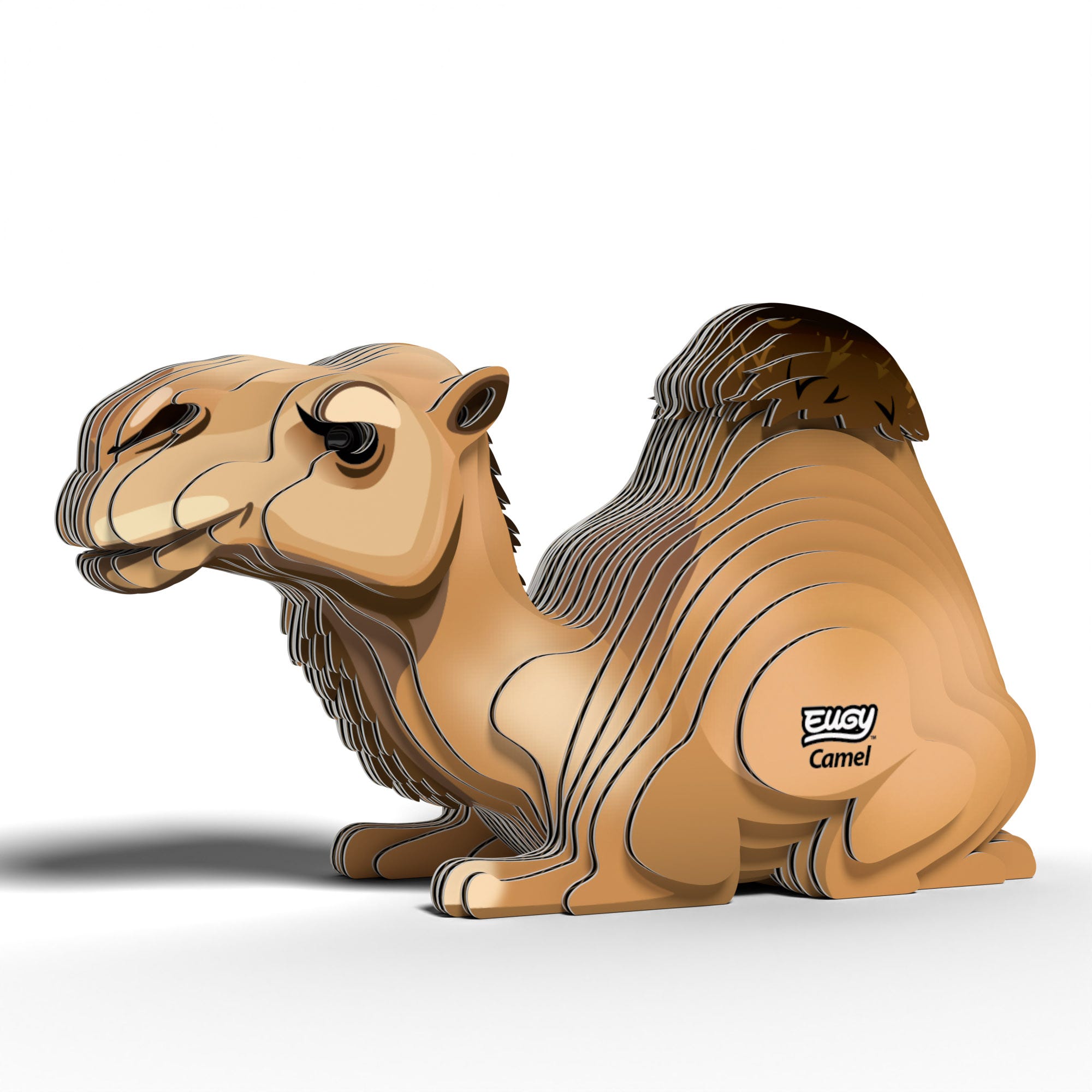 EUGY Camel 3D cardboard model kit - finished model
