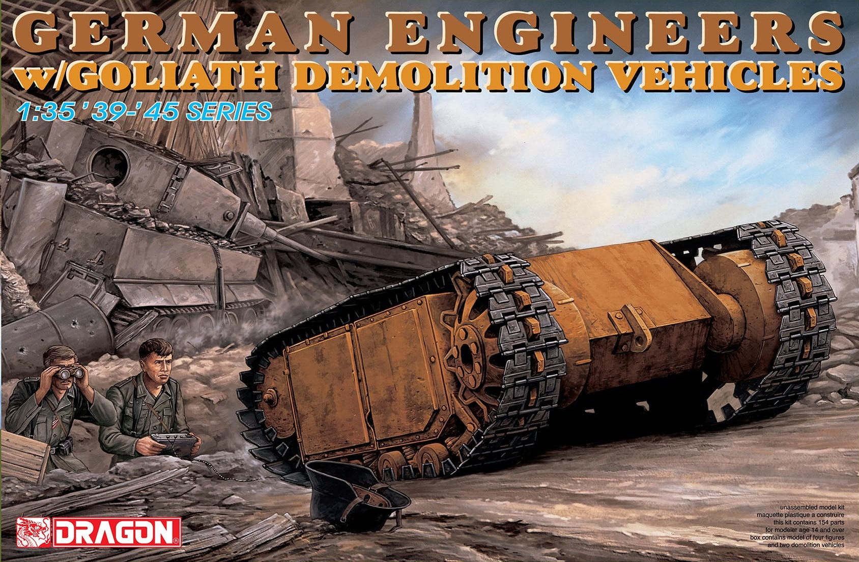 Dragon 1:35 German Engineers with Goliath Demolition Vehicle - D6103