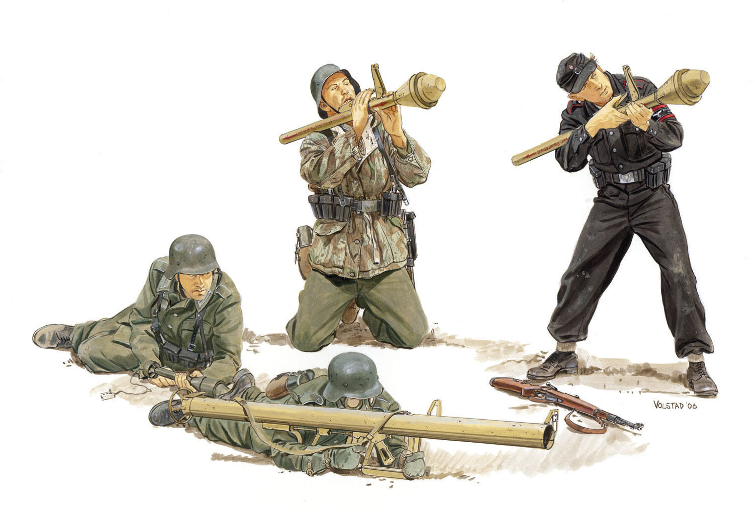 Dragon 1:35 Eastern Front Tank Hunters (Gen2) 4 Figures - D6279