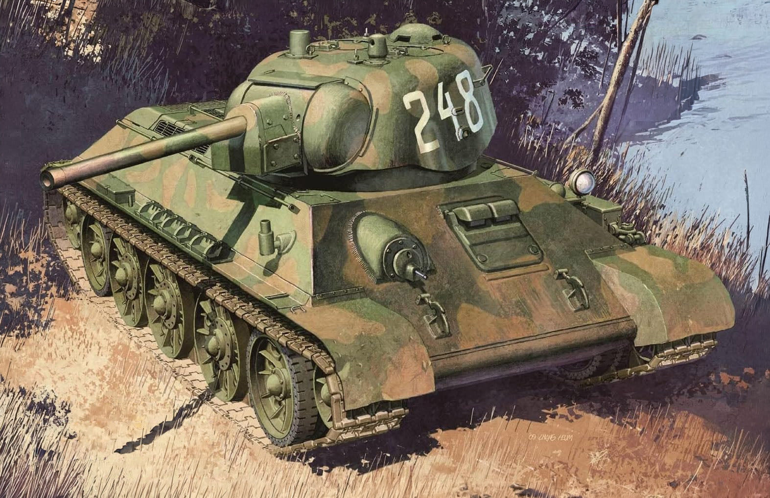 Dragon 1:35 T-34/76 Mod 1942 Formochka - D6401