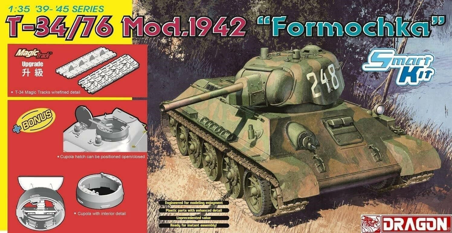 Dragon 1:35 T-34/76 Mod 1942 Formochka - D6401