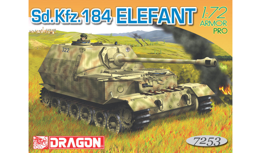 Dragon 1:72 Armour Pro Sd Kfz 184 Elephant - D7253