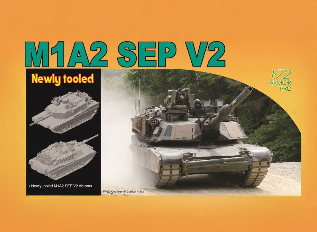 Dragon 1:72 M1A2 SEP V2 Abrams Tank - D7615