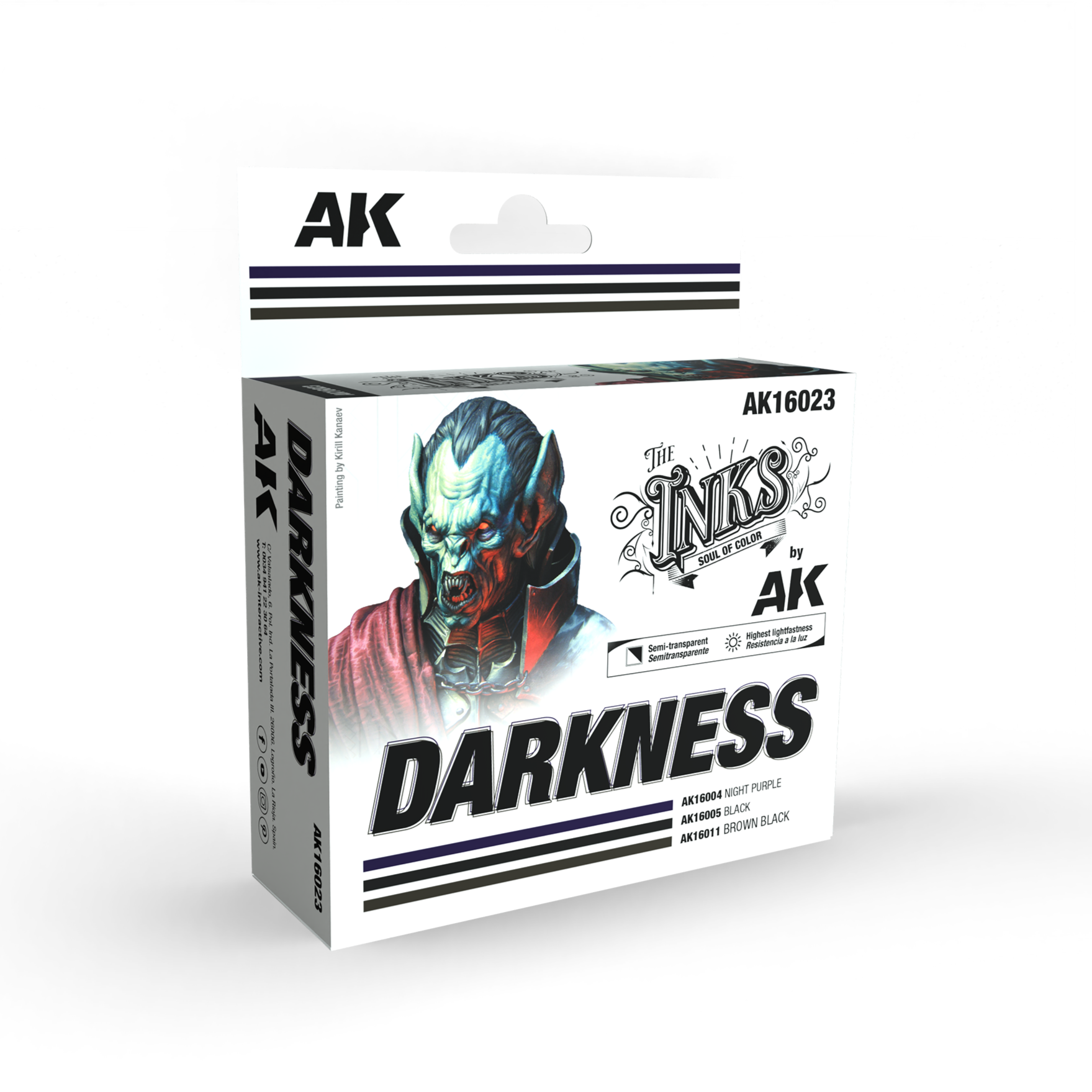 AK Interactive - The Inks - Darkness AK16023 - Loaded Dice