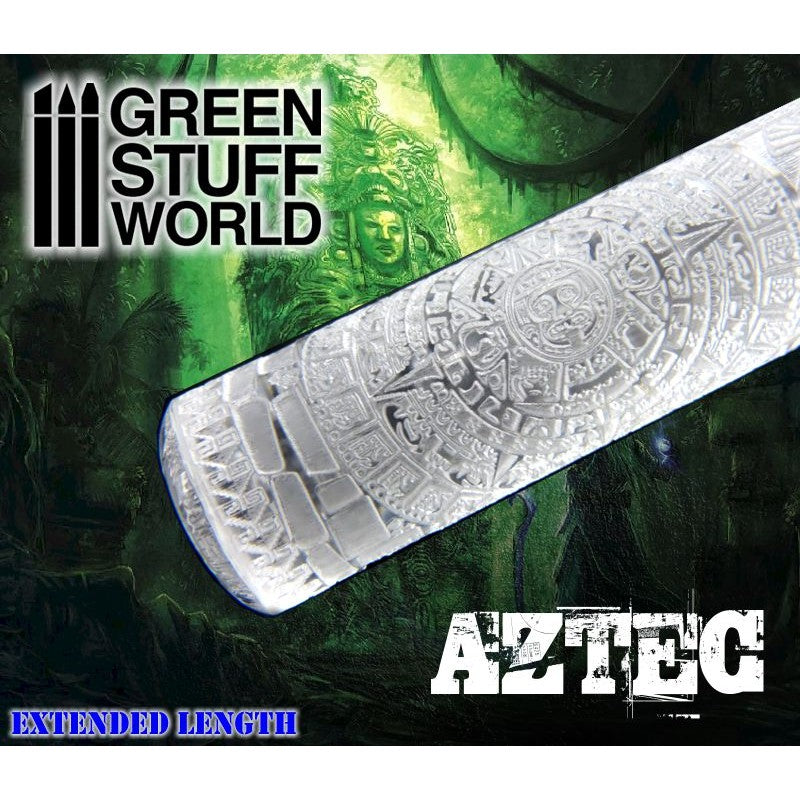 Green Stuff World Rolling Pin AZTEC - Loaded Dice Barry Vale of Glamorgan CF64 3HD