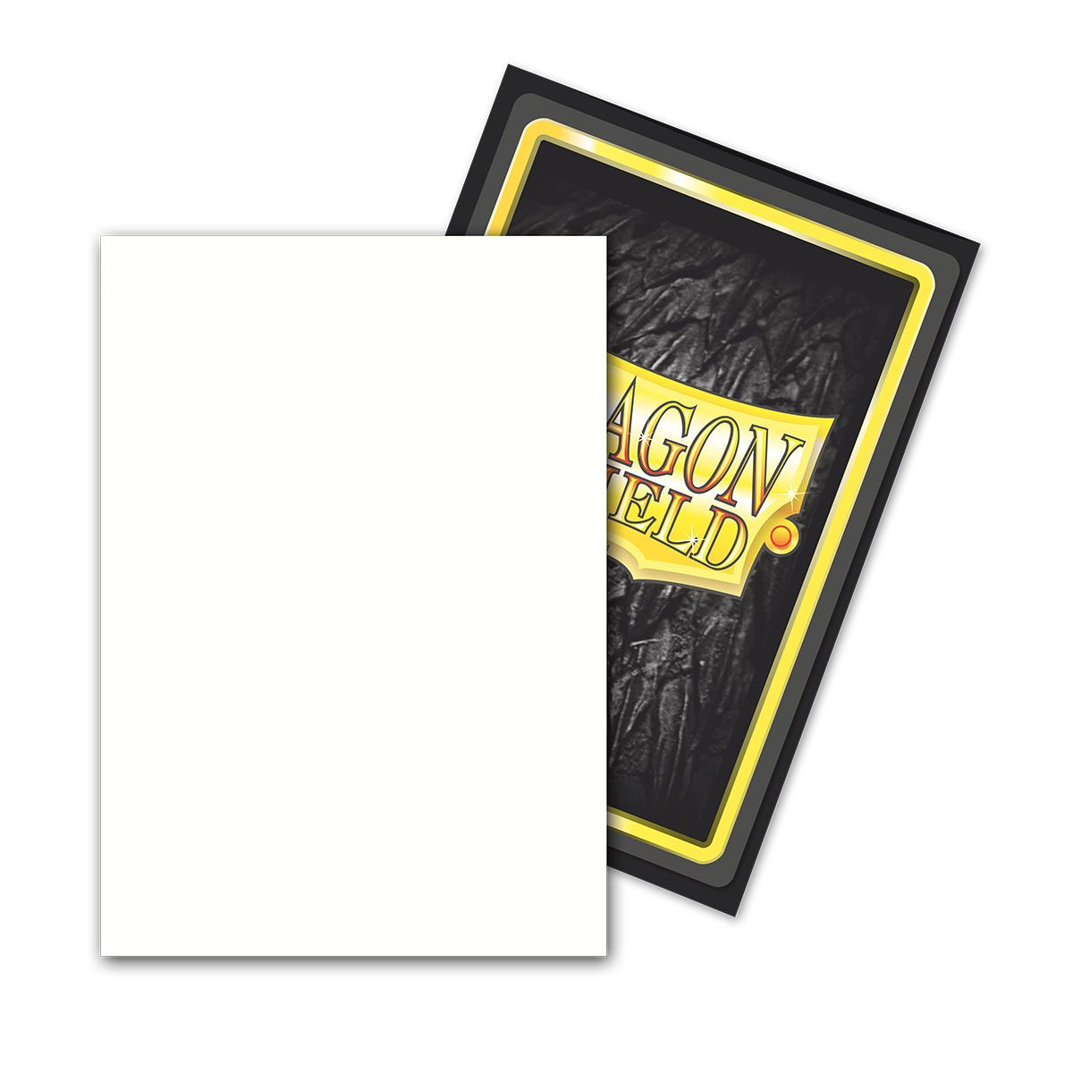 Dragon Shield - Matte Dual Standard Size Sleeves 100pk - Snow - Loaded Dice