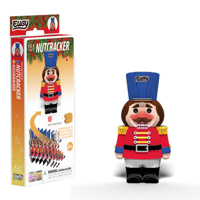 EUGY Nutcracker 3D card kit – box and finished model