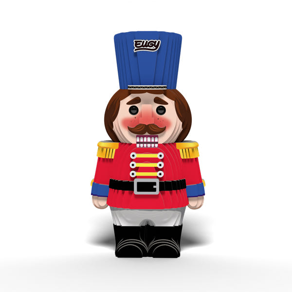 EUGY Nutcracker 3D cardboard model – part of the EUGY Christmas Bundle
