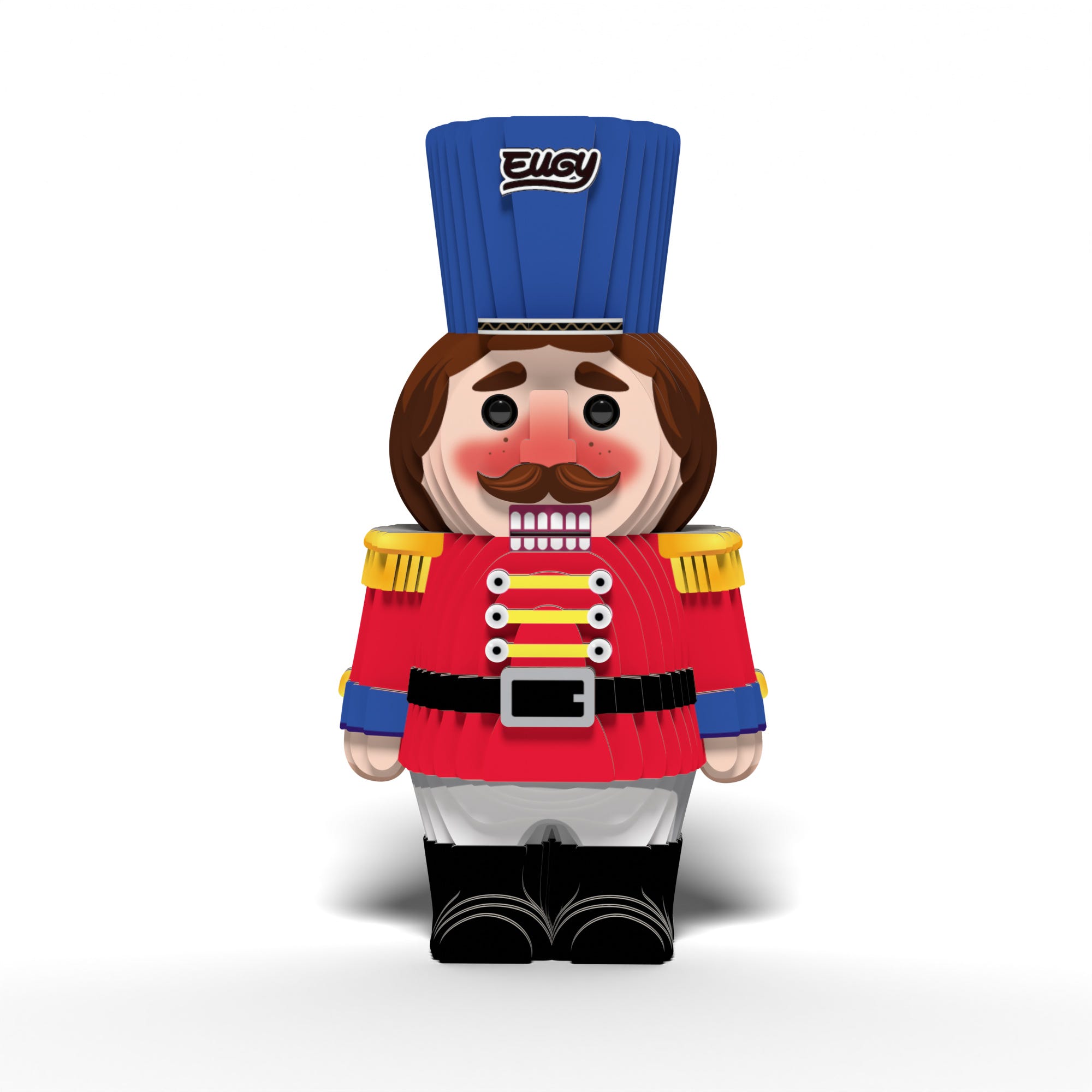 EUGY Nutcracker 3D cardboard model kit - finished model
