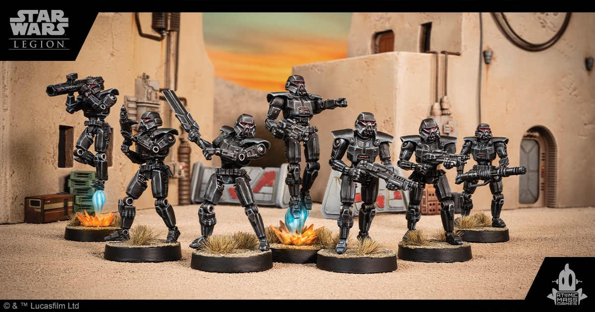 Star Wars Legion: Imperial Dark Troopers Unit Expansion - Loaded Dice