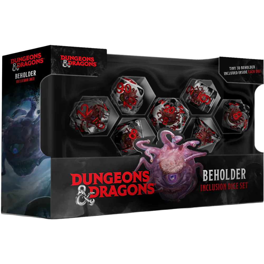 Fanroll - Dungeons & Dragons Resin Dice Set - Beholder - Loaded Dice