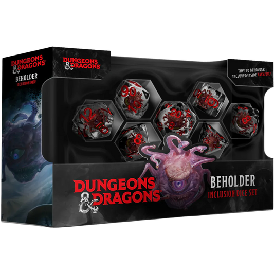 Fanroll - Dungeons & Dragons Resin Dice Set - Beholder - Loaded Dice