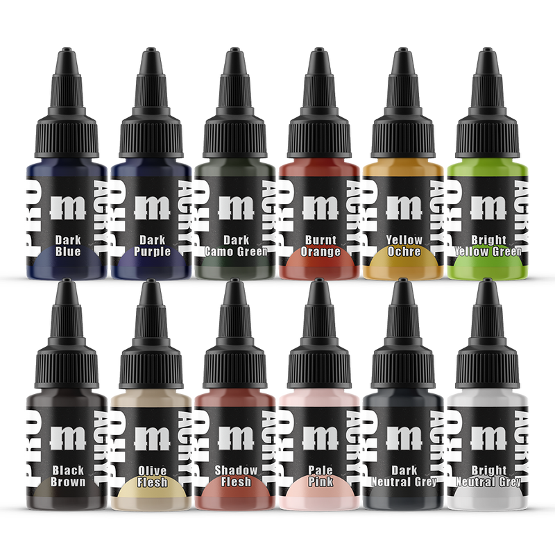 Pro Acryl - Expansion Set #1 - 12 Colors - Loaded Dice