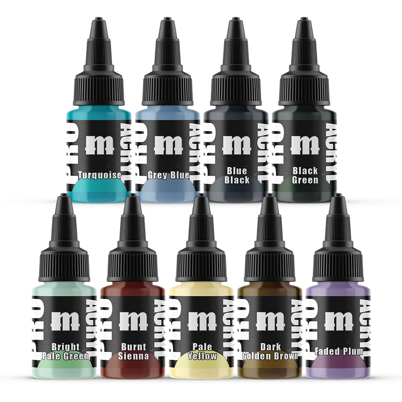 Pro Acryl - Expansion Set #3  - 9 Colors - Loaded Dice