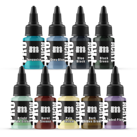 Pro Acryl - Expansion Set #3  - 9 Colors - Loaded Dice