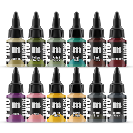 Pro Acryl - Expansion Set #4 - 12 Colors - Loaded Dice