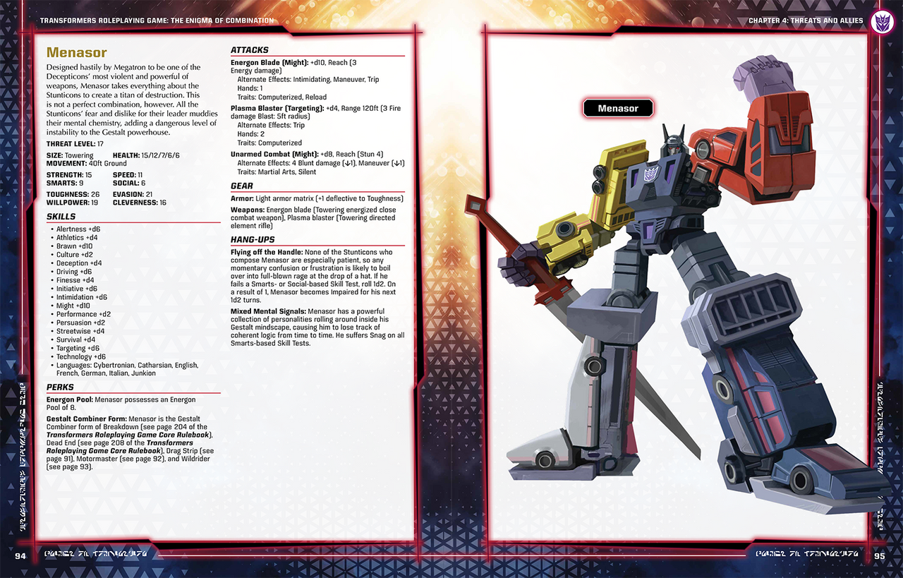 Transformers RPG: The Enigma of Combination Sourcebook - Loaded Dice