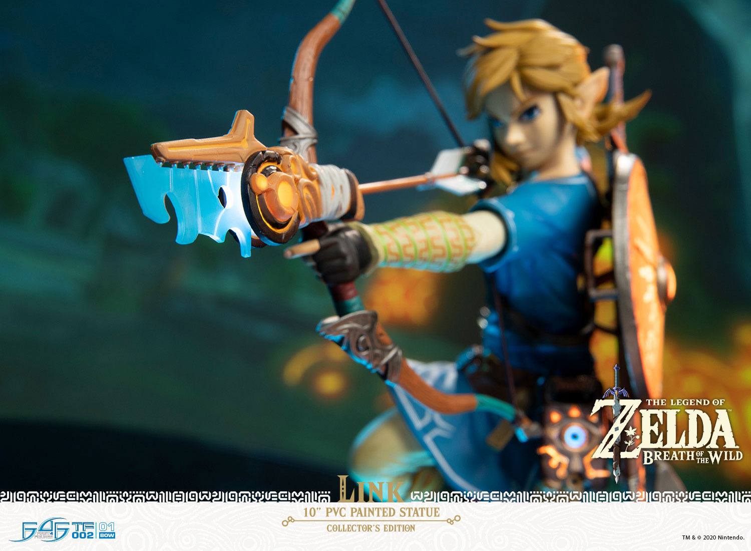 Zelda Breath of the Wild Link Statue Collector's Edition