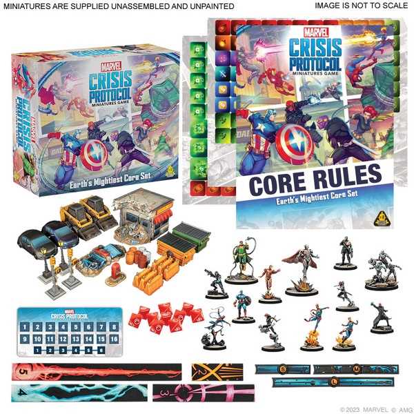 Marvel Crisis Protocol - Earth's Mightiest Core Set - Release Date 13/10/23 - Loaded Dice Barry Vale of Glamorgan CF64 3HD