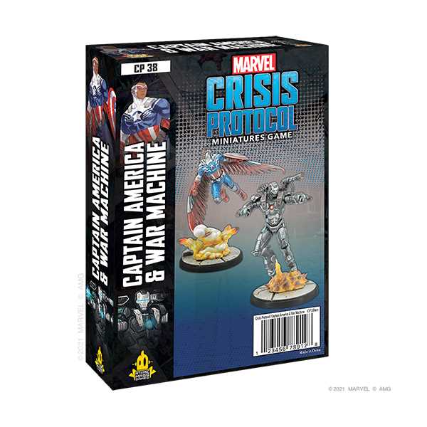 Marvel Crisis Protocol: Captain America and War Machine - Loaded Dice Barry Vale of Glamorgan CF64 3HD