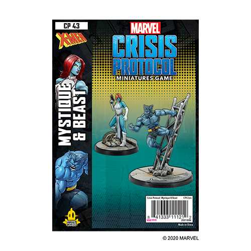 Marvel Crisis Protocol: Mystique and Beast - Loaded Dice Barry Vale of Glamorgan CF64 3HD