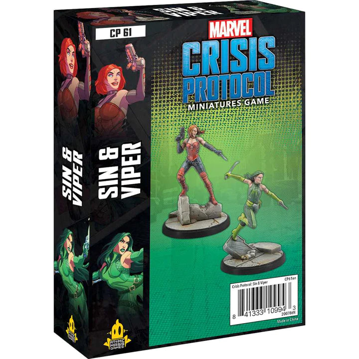 Marvel Crisis Protocol: Sin and Viper Character Pack - Loaded Dice Barry Vale of Glamorgan CF64 3HD